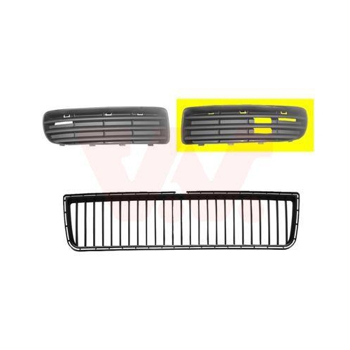 VAN WEZEL L&uuml;ftungsgitter, Sto&szlig;f&auml;nger 7621591