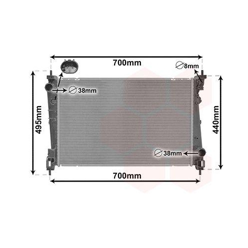 VAN WEZEL K&uuml;hler, Motork&uuml;hlung 37012702