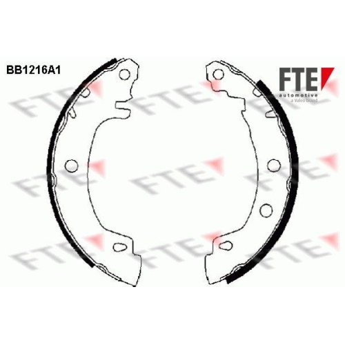 FTE Bremsbackensatz 9100043