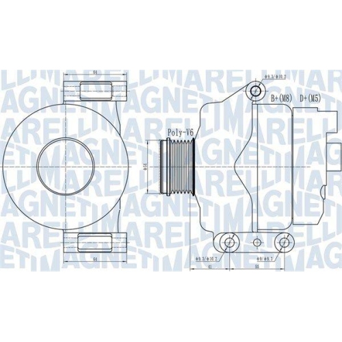 MAGNETI MARELLI Generator 063732132010