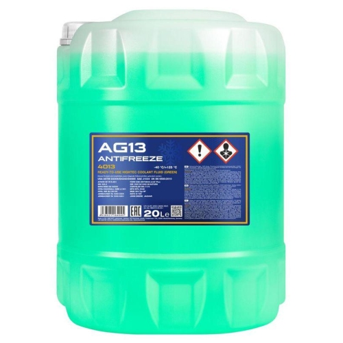 Mannol Antifreeze K&uuml;hlerfrostschutz AG13 (-40 &deg;C) Hightec 20 Liter MN4013-20
