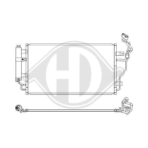 DIEDERICHS Kondensator, Klimaanlage DIEDERICHS Climate DCC1986