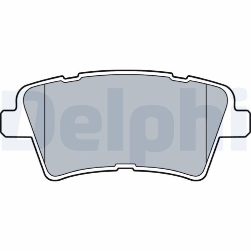 DELPHI Bremsbelagsatz, Scheibenbremse LP3537