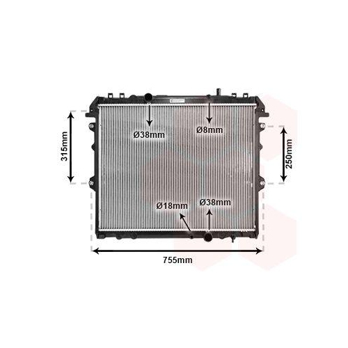 VAN WEZEL K&uuml;hler, Motork&uuml;hlung 53002432