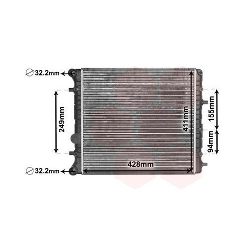 VAN WEZEL K&uuml;hler, Motork&uuml;hlung 58002346