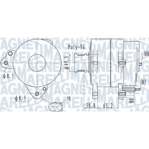 MAGNETI MARELLI Generator 063732137010