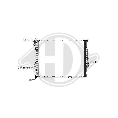 DIEDERICHS Kühler, Motorkühlung DIEDERICHS Climate DCM1562