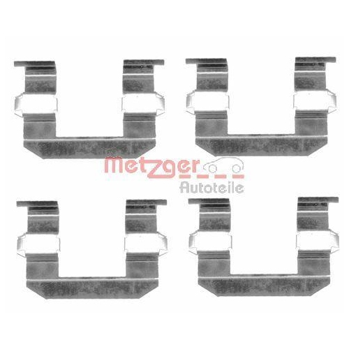 METZGER Zubeh&ouml;rsatz, Scheibenbremsbelag 109-1645