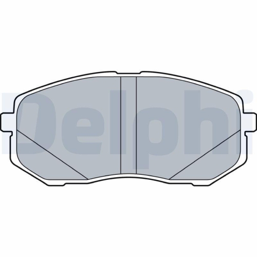 DELPHI Bremsbelagsatz, Scheibenbremse LP3538
