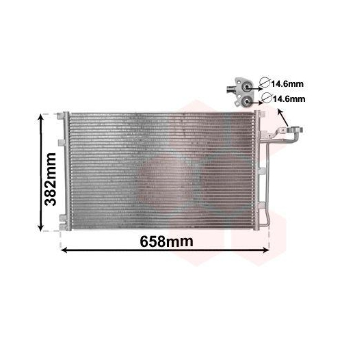 VAN WEZEL Kondensator, Klimaanlage 59005139