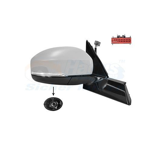 VAN WEZEL Au&szlig;enspiegel * HAGUS * 0262828