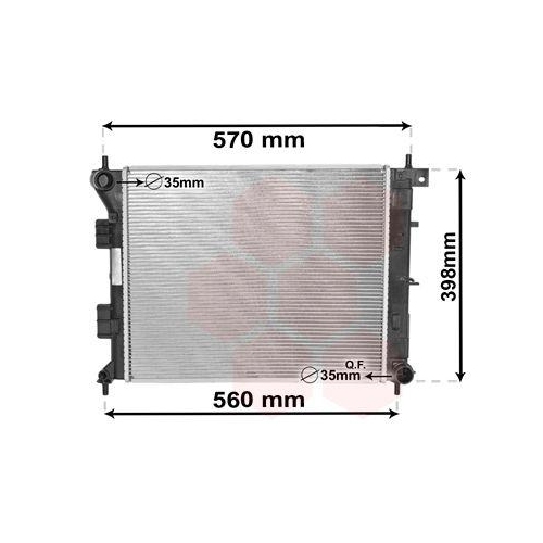 VAN WEZEL K&uuml;hler, Motork&uuml;hlung 82002338