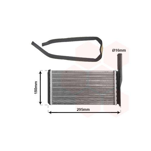 VAN WEZEL W&auml;rmetauscher, Innenraumheizung *** IR PLUS *** 18006098