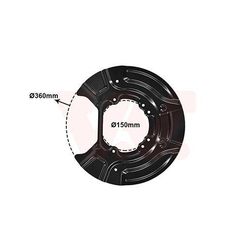 VAN WEZEL Spritzblech, Bremsscheibe 0682373