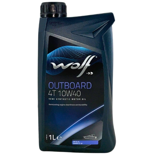 Wolf Outboard 4T 10W-40 1 Liter Flasche 1047987
