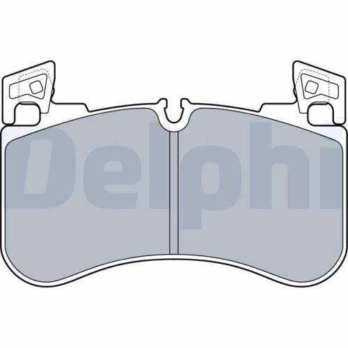 DELPHI Bremsbelagsatz, Scheibenbremse LP3540