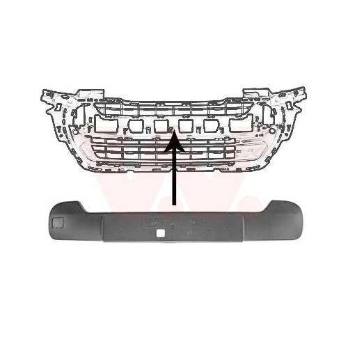 VAN WEZEL Zier-/Schutzleiste, Sto&szlig;f&auml;nger ** Equipart ** 4014581