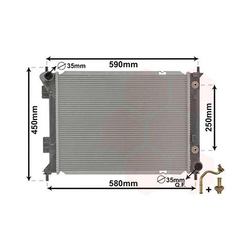 VAN WEZEL K&uuml;hler, Motork&uuml;hlung 82012709