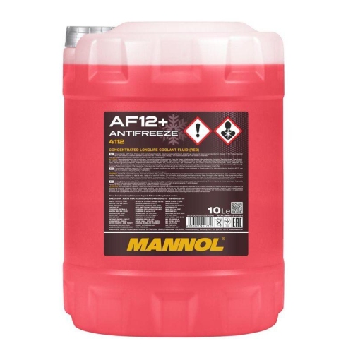 Mannol Antifreeze AF12+ Longlife Frostschutz Konzentrat 10 Liter MN4112-10