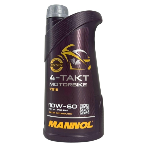 Motor&ouml;l Motoren&ouml;l Mannol 4-Takt Motorbike 10W-60 1 Liter Motorrad MN7815-1