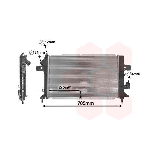 VAN WEZEL K&uuml;hler, Motork&uuml;hlung 37002383