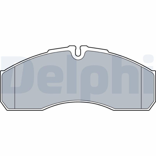 DELPHI Bremsbelagsatz, Scheibenbremse LP3541