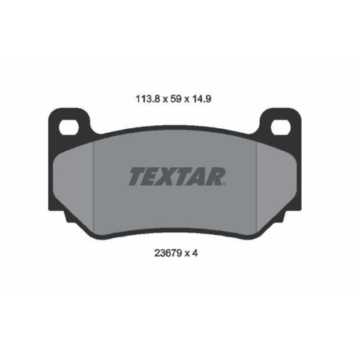 TEXTAR Bremsbelagsatz, Scheibenbremse 2367901