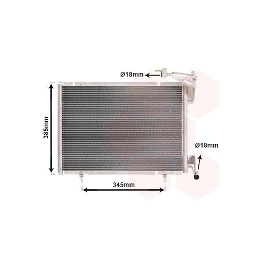 VAN WEZEL Kondensator, Klimaanlage 18015718