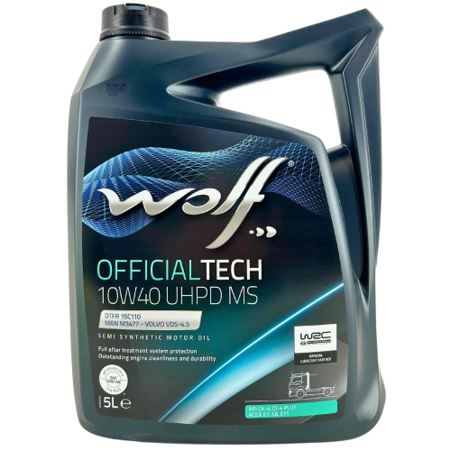 Motor&ouml;l Motoren&ouml;l Wolf OfficialTech 10W-40 UHPD MS 5 Liter Kanister 1050321