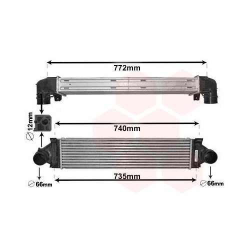 VAN WEZEL Ladeluftk&uuml;hler 02004218