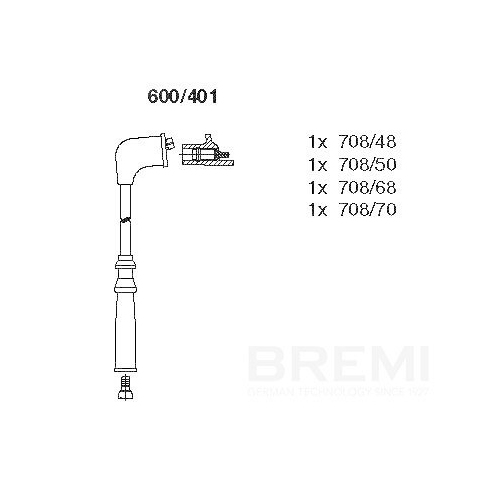 BREMI Z&uuml;ndleitungssatz 600/401