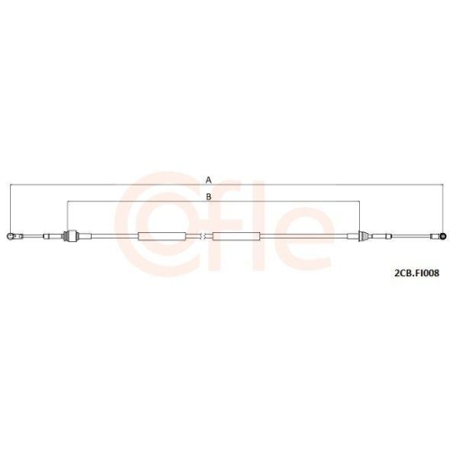 COFLE Seilzug, Schaltgetriebe 2CB.FI008