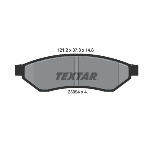 TEXTAR Bremsbelagsatz, Scheibenbremse 2399401