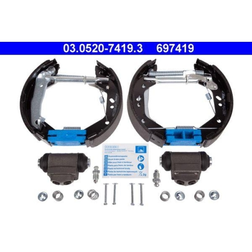 ATE Bremsbackensatz Original ATE TopKit 03.0520-7419.3