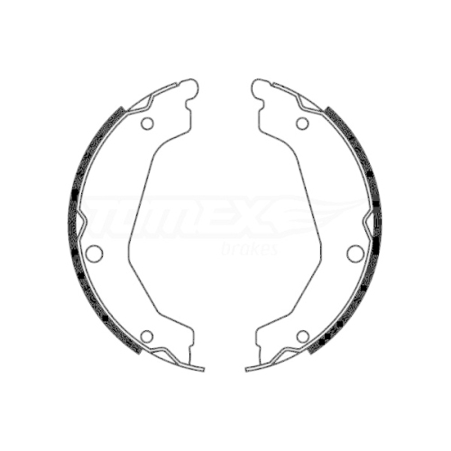 TOMEX Brakes Bremsbackensatz TX 22-78