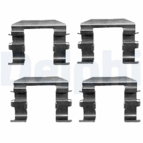 DELPHI Zubeh&ouml;rsatz, Scheibenbremsbelag LX0417