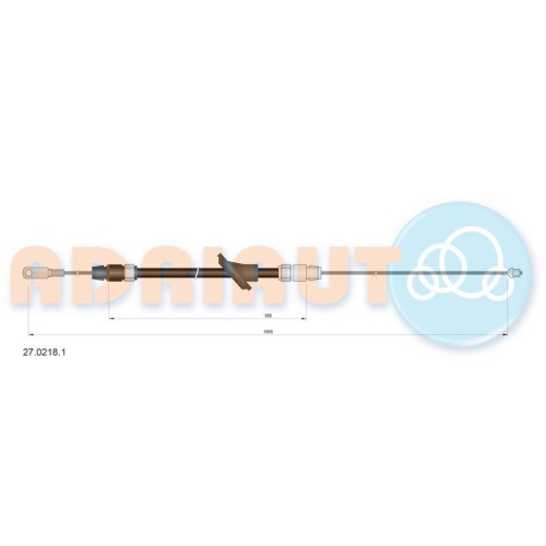ADRIAUTO Seilzug, Feststellbremse 27.0218.1