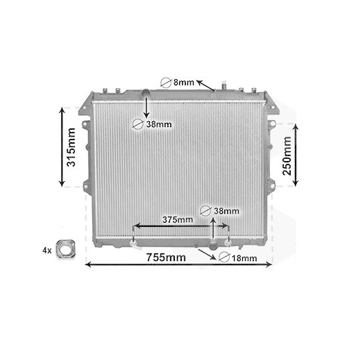 VAN WEZEL K&uuml;hler, Motork&uuml;hlung *** IR PLUS *** 53002496
