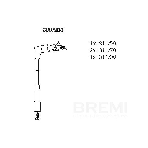 BREMI Z&uuml;ndleitungssatz 300/983