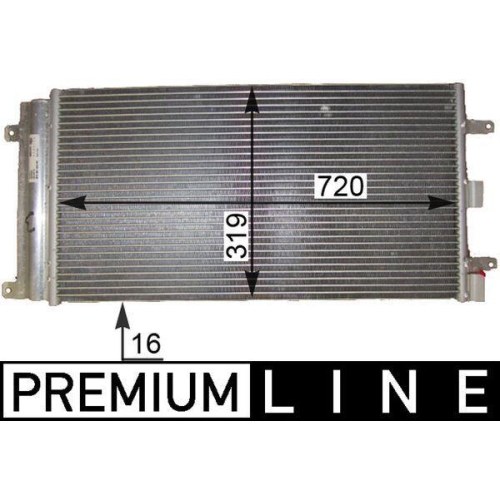MAHLE Kondensator, Klimaanlage BEHR *** PREMIUM LINE *** AC 830 000P