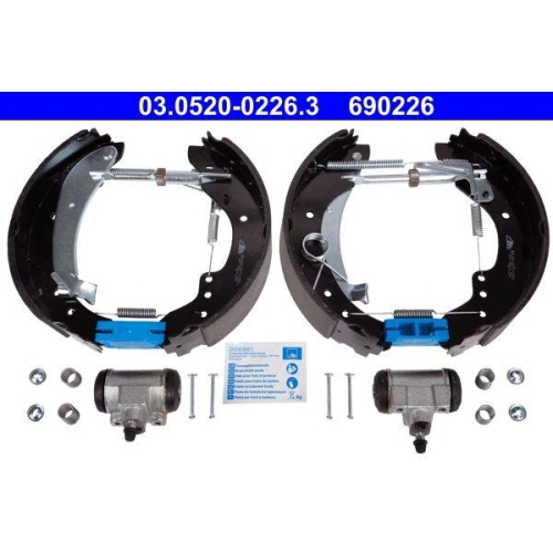 ATE Bremsbackensatz Original ATE TopKit 03.0520-0226.3