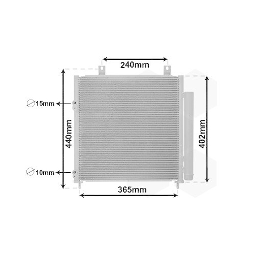 VAN WEZEL Kondensator, Klimaanlage 32005251