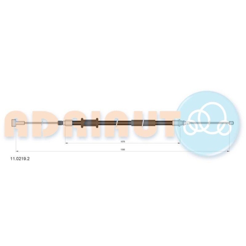 ADRIAUTO Seilzug, Feststellbremse 11.0219.2