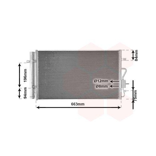 VAN WEZEL Kondensator, Klimaanlage 37015710