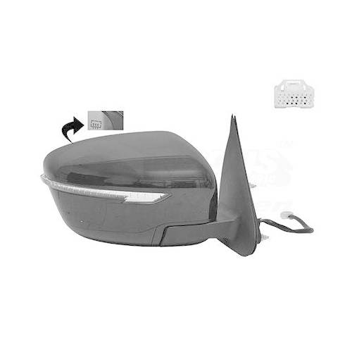 VAN WEZEL Au&szlig;enspiegel * HAGUS * 3391808