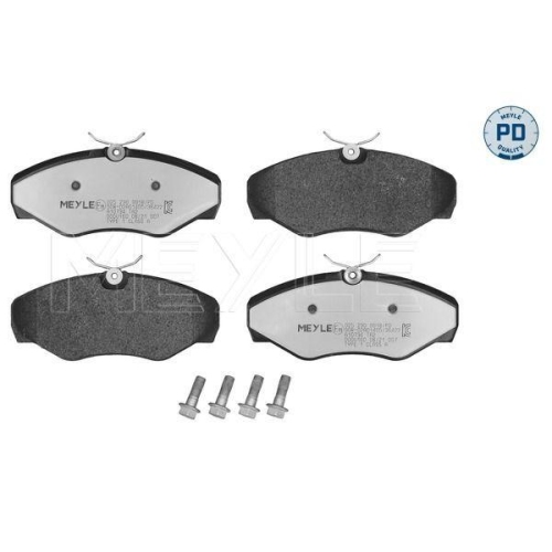 MEYLE Bremsbelagsatz, Scheibenbremse MEYLE-PD: Advanced performance and design. 025 230 9918/PD
