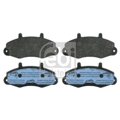 FEBI BILSTEIN Bremsbelagsatz, Scheibenbremse 16037