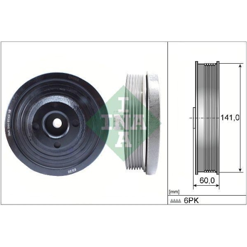 Schaeffler INA Riemenscheibe, Kurbelwelle 544 0143 10