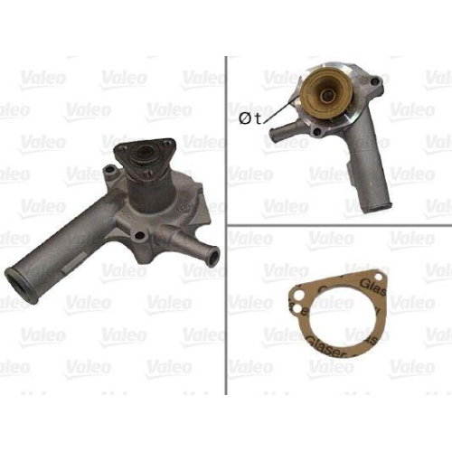 VALEO Wasserpumpe, Motork&uuml;hlung 506127