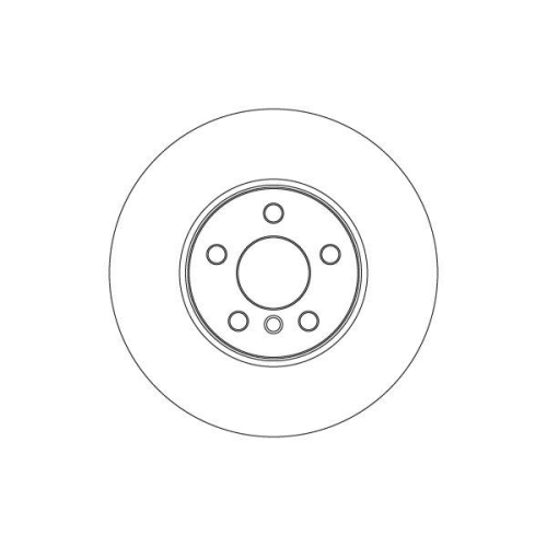 TRW Bremsscheibe TRW SINGLE